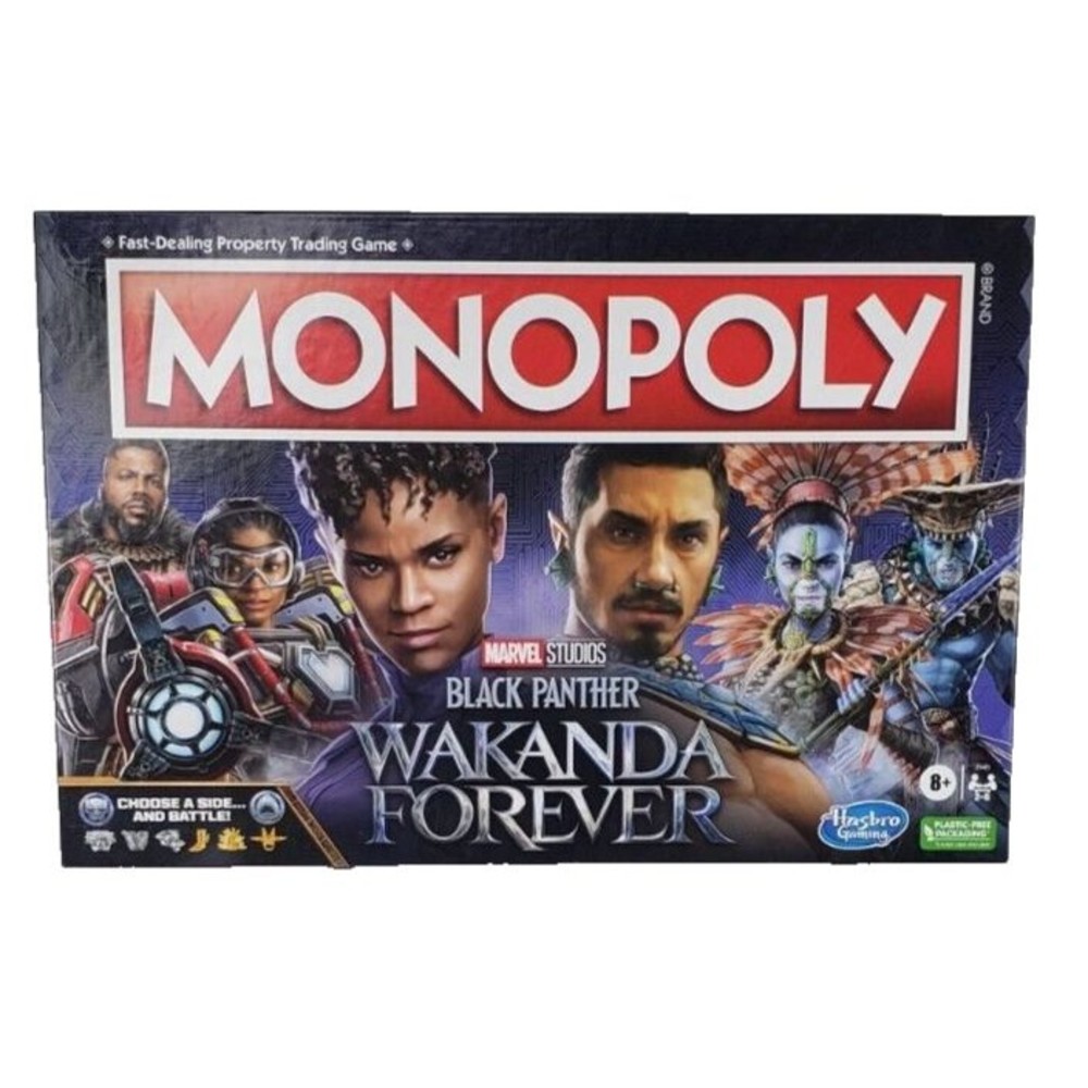 MONOPOLY: Marvel Studios' Black Panther: Wakanda Forever Edition Board Game NEW